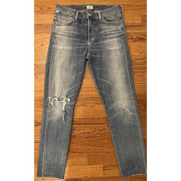 Citizens Of Humanity Jeans Womens 29 Blue Rocket High Rise Skinny Vintage - Picture 3 of 16